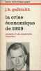 La crise économique de 1929 anatomie d'une catastrophe financière - Collection petite bibliothèque payot n°168.. Galbraith John Kenneth