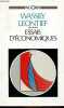 Essais d'économiques - Collection Agora n°23.. Leontief Wassily