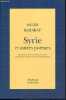 Syrie et autres poèmes - Collection la petite bibliothèque de sindbad.. Barakat Salim