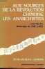 Aux sources de la revolution chinoise les anarchistes - contribution historique de 1902 à 1927.. Gandini Jean-Jacques