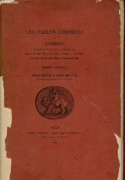 Les fables ésopiques de Babrios.. Babrios
