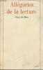 Allégories de lecture - Le langage figuré chez Rousseau, Nietzsche, Rilke et Proust - Collection la philosophie en effet.. De Man Paul