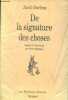 De la signature des choses - Collection les écritures sacrées.. Boehme Jacob