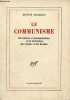 Le communisme - Révolution et communication ou la dialectique des valeurs et des besoins.. Mascolo Dionys