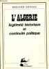 L'Algérie légitimité historique et continuité politique.. Dahmani Mohamed