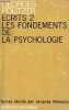 Ecrits - Tome 2 : les fondements de la psychologie.. Politzer Georges