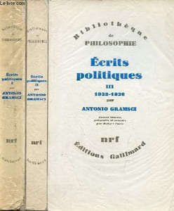 Ecrits politiques - Tome 1 : 1914-1920 - Tome 2 : 1921-1922 - Tome 3 : 1923-1926 - 3 volumes - Collection bibliotheque de philosophie.