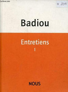 Entretiens - Tome 1 : 1981-1996.