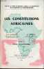 Les constitutions africaines - Tome 2 : Etats anglophones - Collection du centre de recherches, d'études et de documentation sur les institutions et ...