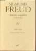 Oeuvres complètes psychanalyse - Tome 4 : 1899-1900 l'interprétation du rêve.. Freud Sigmund