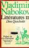 Littératures III - Don Quichotte.. Nabokov Vladimir