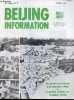 Beijing information n°6 20e année 8 février 1982 - Réforme du système économique rural en Chine - l'étude de la politique énergétique - les relations ...