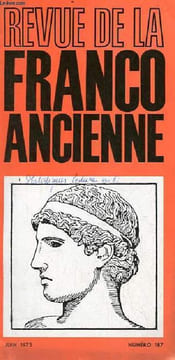 Revue de la franco ancienne n°187 juin 1975 - Editorial - vie de la société - bureau du 25 mai 1975 - compte rendu d'une réunion de la régionale de ...