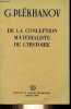 De la conception matérialiste de l'histoire.. G.Plékhanov