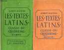 Les textes latins, classe de quatrième + le livre commentaire et traduction.. Bazouin Albert