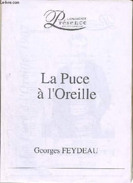 Lot de 12 programmes Compagnie Présence Michel Cahuzac, Théâtre la Pergola : La puce à l'oreille Goeges Feydeau + les caprices de marianne + les ...