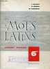 Mots latins 6e - Premier fascicule.. J.Allard A.Perrin M.Rambaud