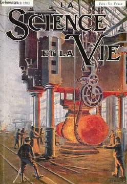 La science et la vie n°1 avril 1913 - Réédition - Le problème de l'heure - la naissance, la vie et la mort d'un canon - les petits agents de la mort - ...