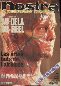 Nostra l'actualité insolite n°498 22 au 28 oct.1981 - Au-delà du réel - ces étranges chrétiens secrets du Japon - un club pour apprendre à se suicider ...