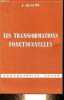 Les transformations fonctionnelles - Collection monographies dunod n°77.. Hladik J.