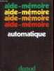 "Automatique - Collection "" aide-mémoire "".". Vidal Pierre