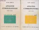 Analyse combinatoire - Tome 1 + Tome 2 - Collection Sup le mathématicien n°4 et 5.. Comtet Louis