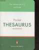 The Penguin pocket thesaurus.. Fergusson Rosalind & Manser Martin & Pickering D.