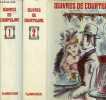 Oeuvres de Georges Courteline - Tome 1 + Tome 2 (2 volumes).. Courteline Georges