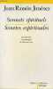 Sonnets spirituels / Sonetos espirituales - Collection bilingue.. Ramon Jimenez Juan