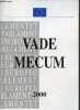 Vade Mecum parlement européen - 2000.. Collectif