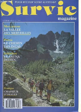 Survie Magazine n°12 octobre 1989 - Edito - actualité - Perou : le chemin des Incas - passager du evnt - randonnée équestre - chasse photographique - ...