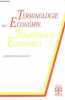Terminologie de l'économie / Terminologia economica.. Foucault Bernard