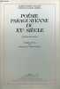 "Poésie paraguayenne du XXe siècle - édition bilingue - Collection "" littératures et cultures latino-américaines "".". Bareiro Saguier Ruben & ...