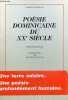 "Poésie dominicaine du XXe siècle - édition bilingue - Collection "" littératures et cultures latino-américaines "".". Couffon Claude