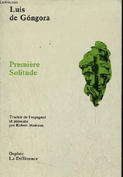 Première Solitude - Collection Orphée n°87.. de Gongora Luis