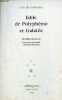 "Fable de Polyphème et Galatée - édition bilingue - Collection "" Ibériques "".". de Gongora Luis