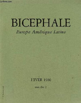 Bicephale Europe Amérique-Latine n°2 hiver 1980 - R.Bariro-Saguier, portrait de famille - F.Pessoa, le marin - B.Collin, 12/9 - W.Rojas, poèmes - ...