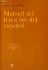 Manual del buen uso del espanol - Coleccion Castalia Instrumenta n°5.. Cascon Martin Eugenio