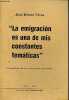 La emigracion es una de mis constantes tematicas / L'émigration est un de mes sujets persistants.. Rivero Vivas José