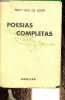 Poesias completas - Coleccion Cristol n°27.. Fray Luis de Leon