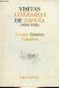 Visitas literarias de Espana (1925-1928) - Coleccion Pre-textos n°206.. Caballero Ernesto Giménez