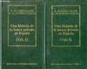 Una historia de la banca privada en espana - Vol 1 + Vol 2 - Coleccion Biblioteca de economia espanola n&deg;9-10.. Alvarez Llano R. & Andreu Harcia J.M.
