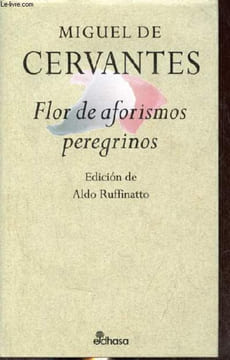 Flor de aforismos peregrinos.. de Cervantes Miguel