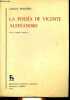 La poesia de Vicente Aleixandre - tercera edicion aumentada - Coleccion Biblioteca Romanica Hispanica n°27.. Bousono Carlos