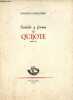 Sentido y forma del Quijote (1605-1615).. Casalduero Joaquin