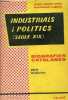 Industrials i politics del segle XIX - Coleccion biografies catalanes n°XI.. Jaume Vicens i Vives & Llorens Montserrat