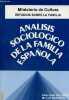 Analisis sociologico de la familia espanola.. Salustiano del Campo Urbano & Navarro Lopez M.