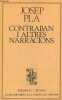 Contraban i altres narracions - Coleccion los millors obres de la literatura catalana n°33.. Pla Josep