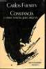 Constancia y otras novelas para virgenes - Coleccion Narrativa.. Fuentes Carlos