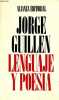 Lenguaje y poesia algunos casos espanoles - Coleccion el libro de bolsillo literatura n°211.. Guillén Jorge